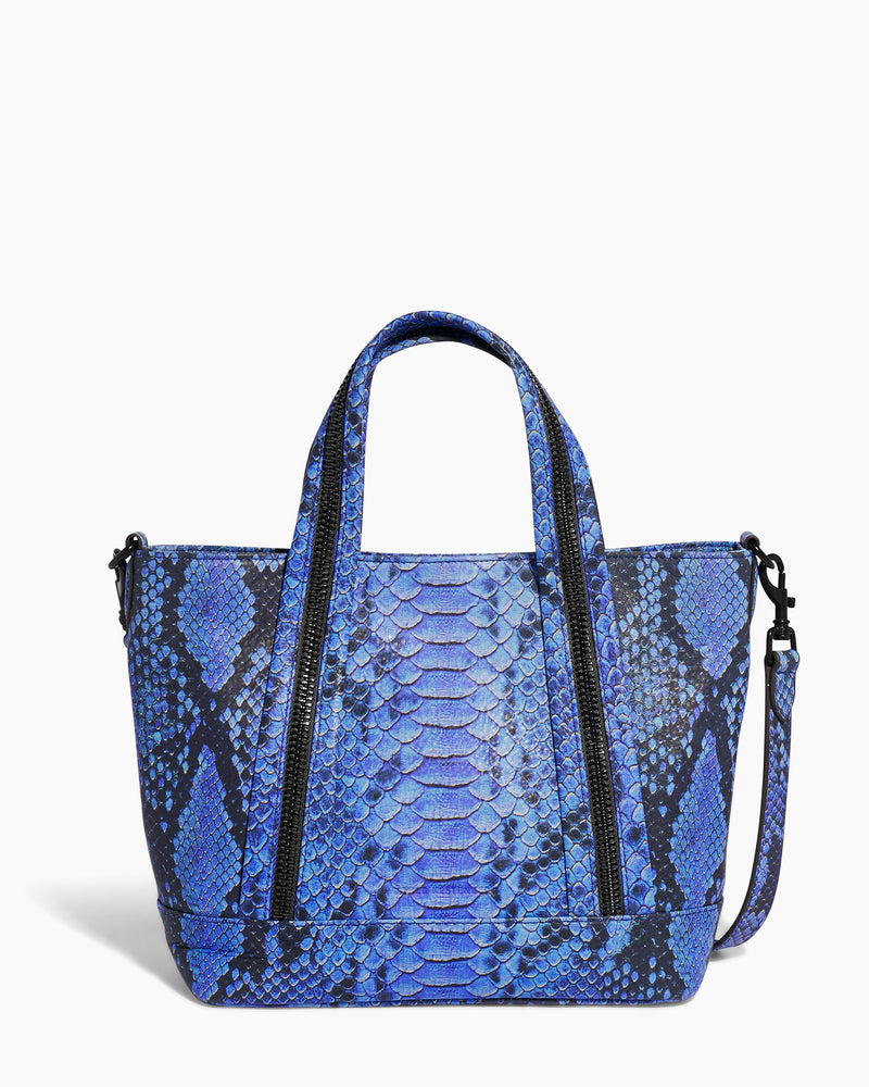 Catch Me If You Can Blue Cobra Convertible Satchel Aimee Kestenberg