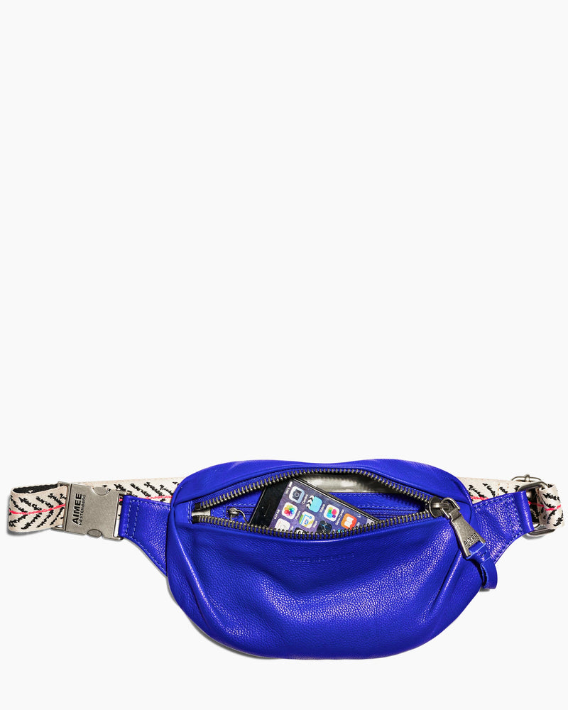 Milan Cobalt With Aztec Bum Bag | Aimee Kestenberg